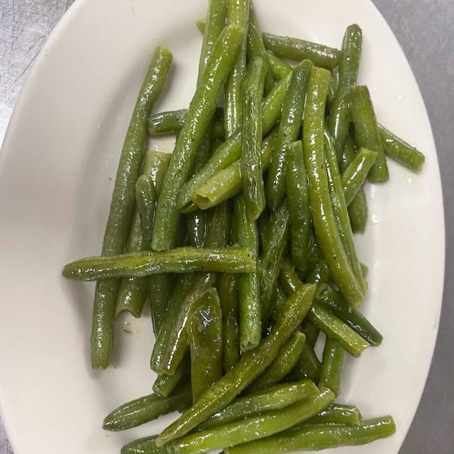 Vegetable of the Day green beans or corn.